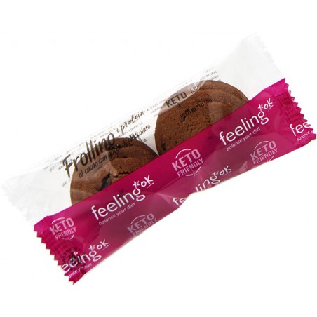 Frollini al cacao con gocce di cioccolato KETO da 50g