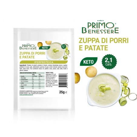 Zuppa di porri e patate  KETO da 25 g
