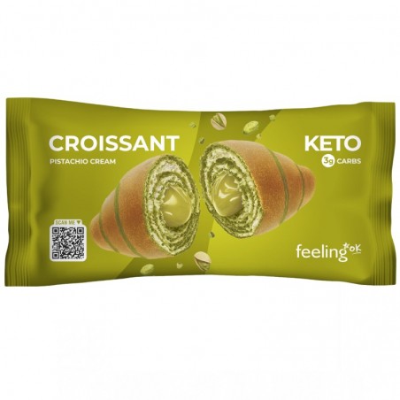 Croissant KETO variegato crema pistacchio 50g