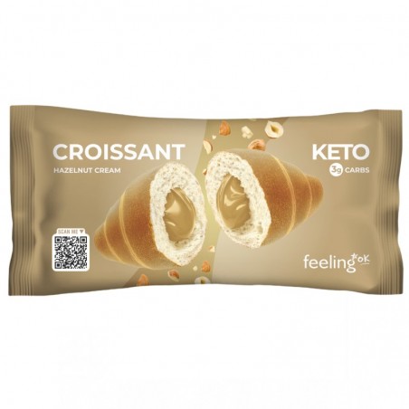 Croissant KETO ripieno crema nocciola 50 g