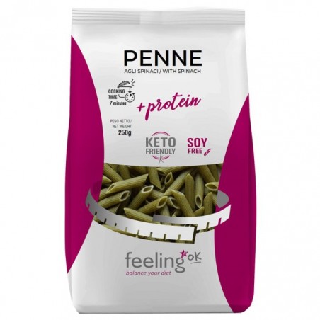 Penne KETO agli spinaci da 500g